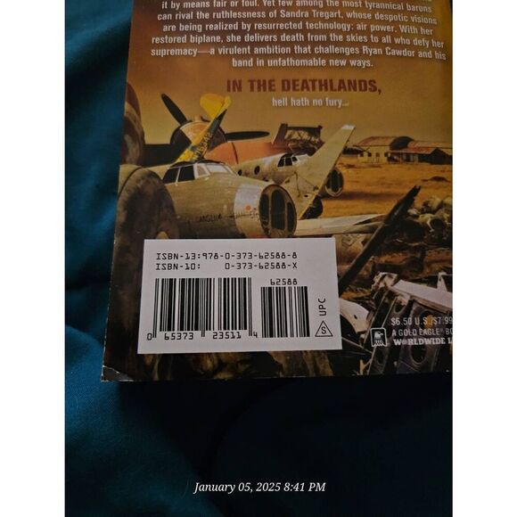 Death lands sky raider by James Axler gold eagle books isbn 0373625888 - Picture 3 of 5